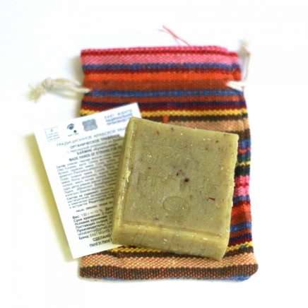 Традиционное органическое мыло с персидской ромашкой из джабли Sarmini «Купальница» - magicbazaar.ru