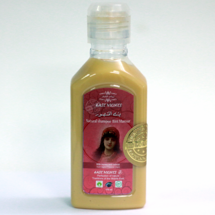 Органический шампунь c иранским медом и забрусом - противодействие выпадению, питание фолликул волос и регенерация клеток Bint Mansur «Дочь победителя» - magicbazaar.ru