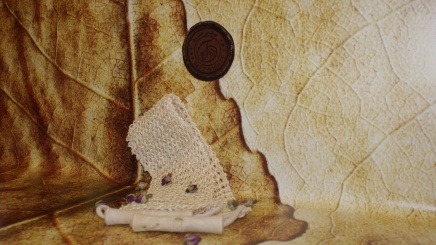 Длиная мочалка из природного сизаля с деревянными ручками Mane «процветание» - magicbazaar.ru