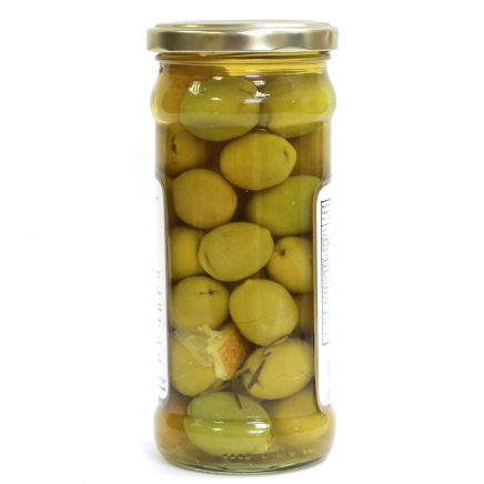 Оливковый ALREEF Whole "Классический" зеленые оливки с косточкой  (стекло) - magicbazaar.ru